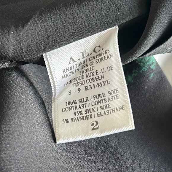 A.L.C. Floral Print Bell Pencil Skirt in Black ASO Spencer Hastings - Picture 8 of 11